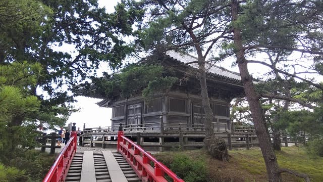 宮城県宮城郡の旅行で訪れた観光名所、松島五大堂