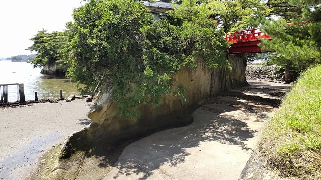 宮城県宮城郡の旅行で訪れた観光名所、松島五大堂