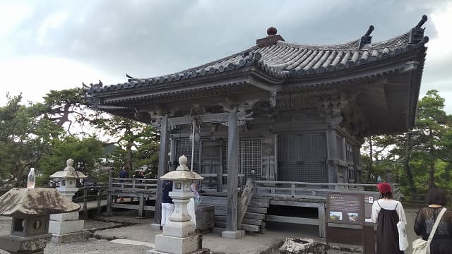 宮城県宮城郡の旅行で訪れた観光名所、松島五大堂