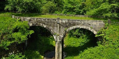 宮城県仙台市の旅行で訪れた観光名所、眼鏡橋