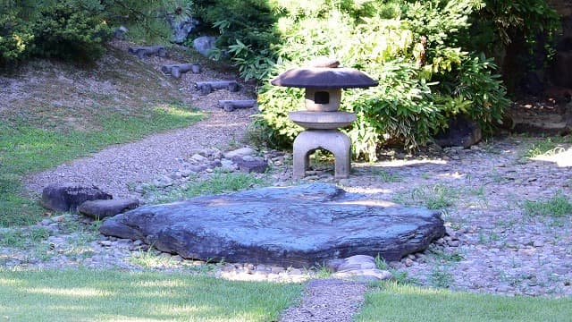 秋田県秋田市の旅行で訪れた観光名所、如斯亭庭園＿巨鼈島