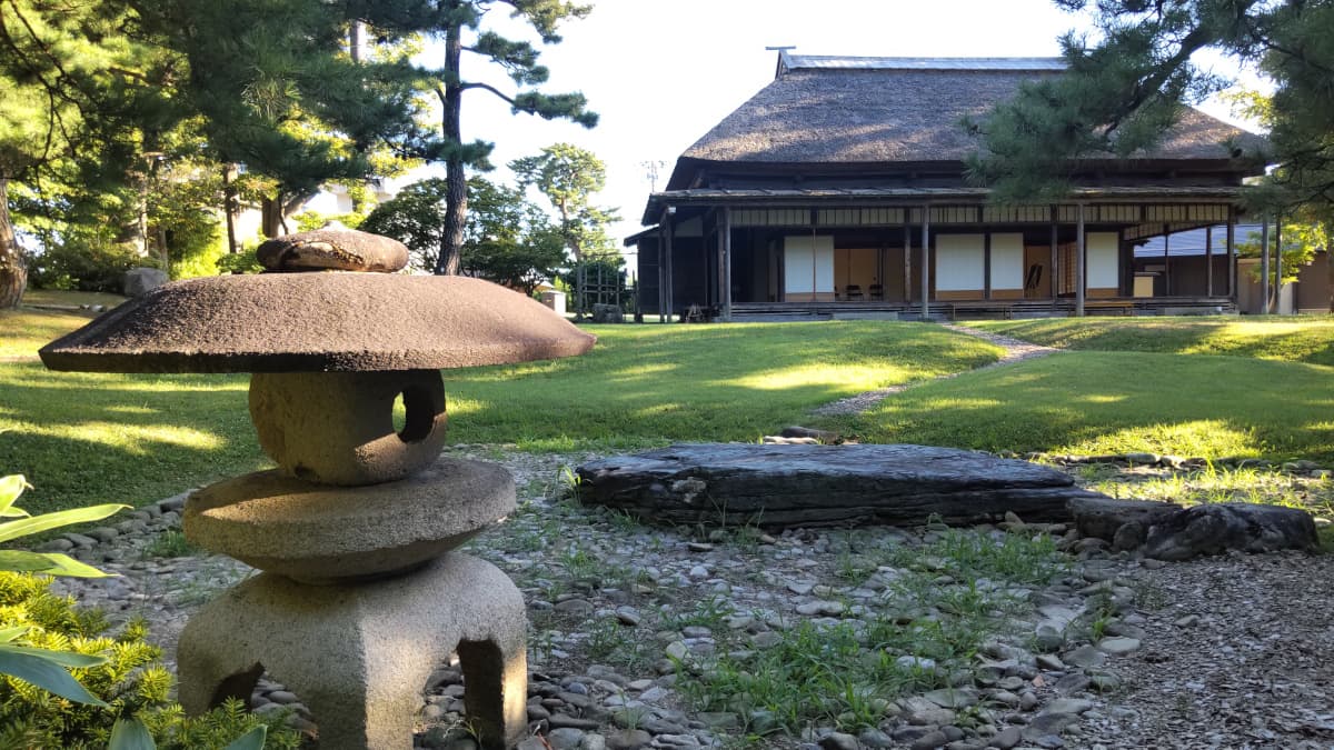 秋田県秋田市の旅行で訪れた観光名所、如斯亭庭園