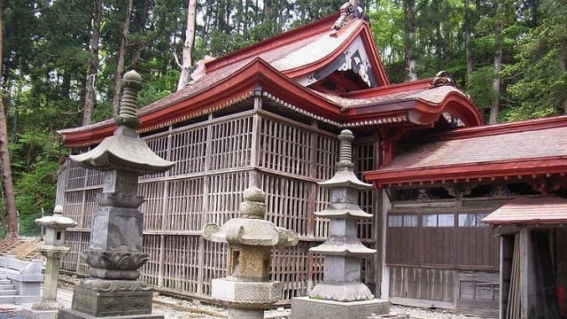 秋田県秋田市の旅行で訪れた観光名所、天徳寺＿佐竹家霊屋