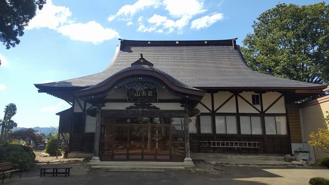 秋田県大館市の旅行で訪れた観光名所、温泉寺＿安藤昌益墓所