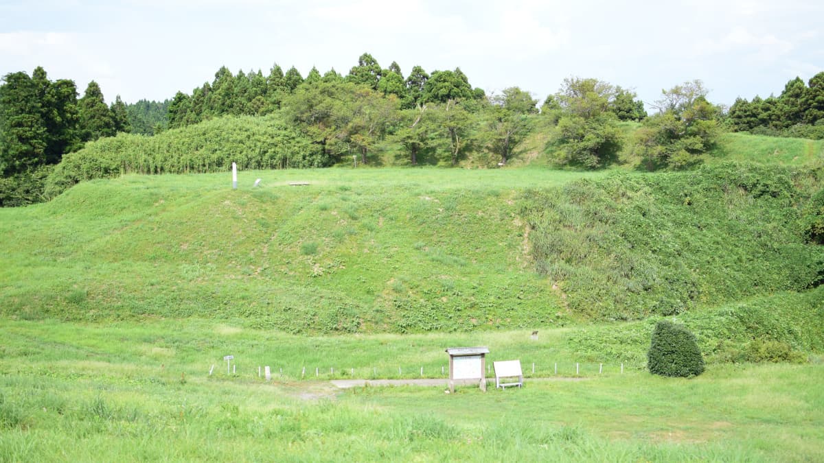 秋田県男鹿市の旅行で訪れた観光名所、脇本城跡