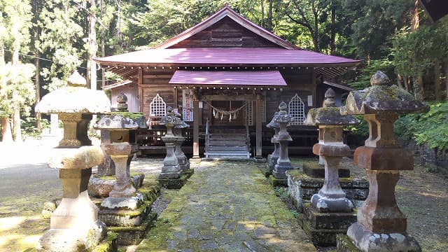 秋田県鹿角市の旅行で訪れた観光名所、天照皇御祖神社