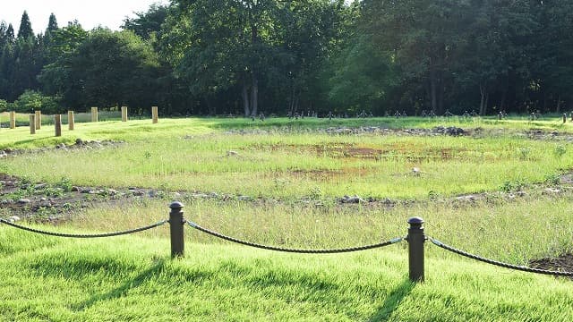 秋田県北秋田市の旅行で訪れた観光名所、伊勢堂岱遺跡