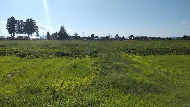 秋田県仙北郡の旅行で訪れた観光名所、本堂城＿東門跡