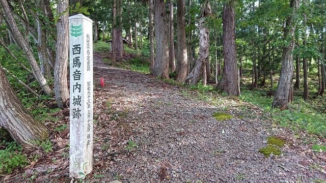 秋田県雄勝郡の旅行で訪れた観光名所、西馬音内城