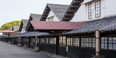 山形県酒田市の旅行で訪れた観光名所、山居倉庫