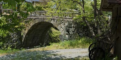 山形県上山市の旅行で訪れた観光名所、覗橋