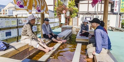 山形県東根市の旅行で訪れた観光名所、東根温泉