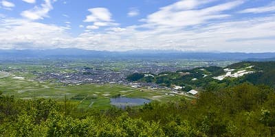 山形県南陽市の旅行で訪れた観光名所、白竜湖