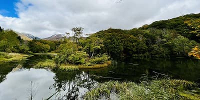 山形県西村山郡の旅行で訪れた観光名所、五色沼