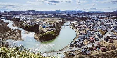 山形県西村山郡の旅行で訪れた観光名所、楯山公園