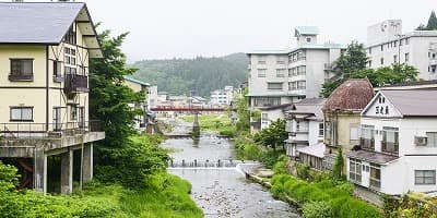 山形県最上郡の旅行で訪れた観光名所、赤倉温泉