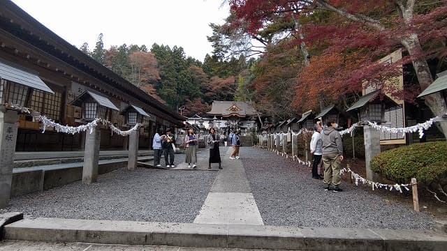 福島県白河市の旅行で訪れた観光名所、南湖公園＿南湖神社