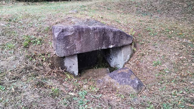 福島県白河市の旅行で訪れた観光名所、谷地久保古墳