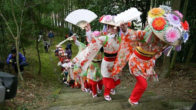 福島県石川郡の旅行で訪れた観光名所、須釜東福寺の南須釜の念仏踊り