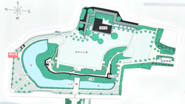 栃木県宇都宮市の旅行で訪れた観光名所、宇都宮城跡公園