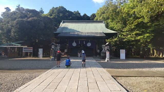 栃木県宇都宮市の旅行で訪れた観光名所、宇都宮二荒山神社