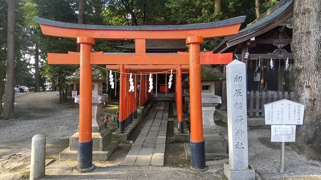 栃木県宇都宮市の旅行で訪れた観光名所、宇都宮二荒山神社の初辰稲荷神社