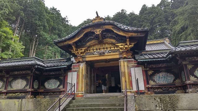 栃木県日光市の旅行で訪れた観光名所、輪王寺大猷院