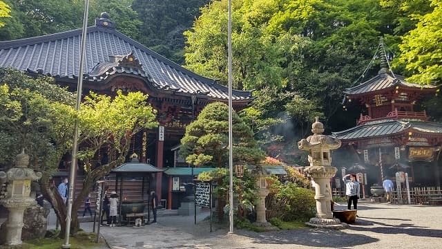 群馬県渋川市の旅行で訪れた観光名所、水沢観音（水澤観世音）