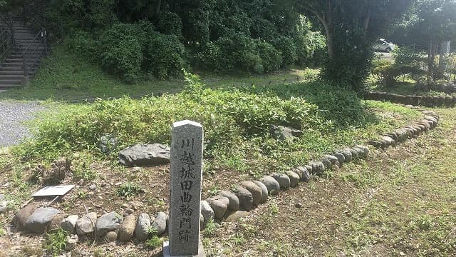 埼玉県川越市の旅行で訪れた観光名所、川越城田曲輪門跡