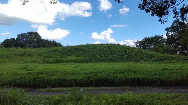 埼玉県行田市の旅行で訪れた観光名所、埼玉古墳群の中の山古墳