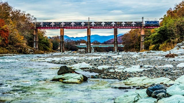 埼玉県秩父郡の旅行で訪れた観光名所、荒川親鼻橋