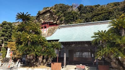 千葉県館山市の旅行で訪れた観光名所、本堂