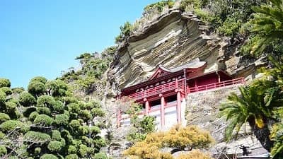 千葉県館山市の旅行で訪れた観光名所、観音堂