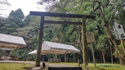 千葉県香取市の旅行で訪れた観光名所、護国神社一の鳥居