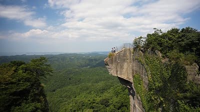 千葉県安房郡の旅行で訪れた観光名所、地獄のぞき