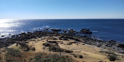 千葉県南房総市の旅行で訪れた観光名所、白浜野島崎園地