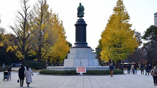 東京都千代田区の靖国神社の大村益次郎像