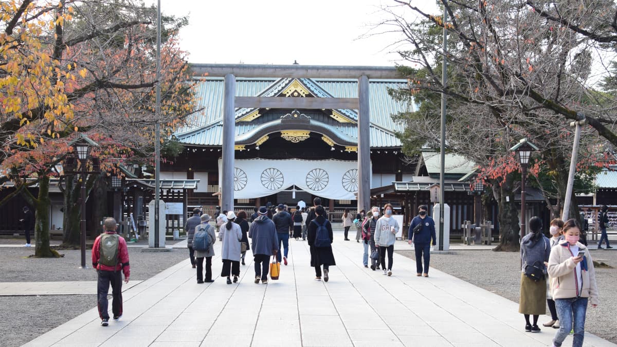 東京都千代田区の旅行で訪れた観光名所、靖国神社