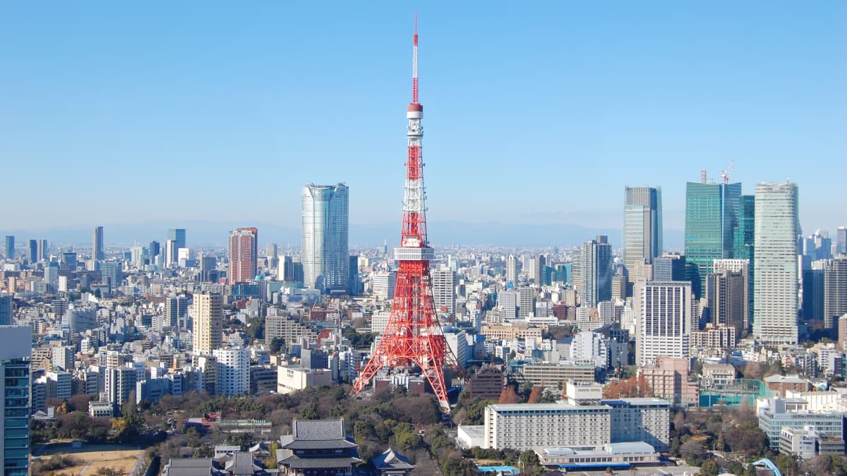 東京都港区の旅行で訪れた観光名所、東京タワー