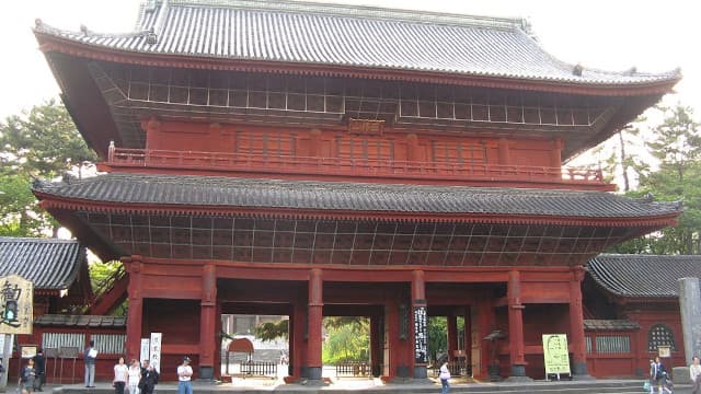 東京都港区の増上寺三解脱門