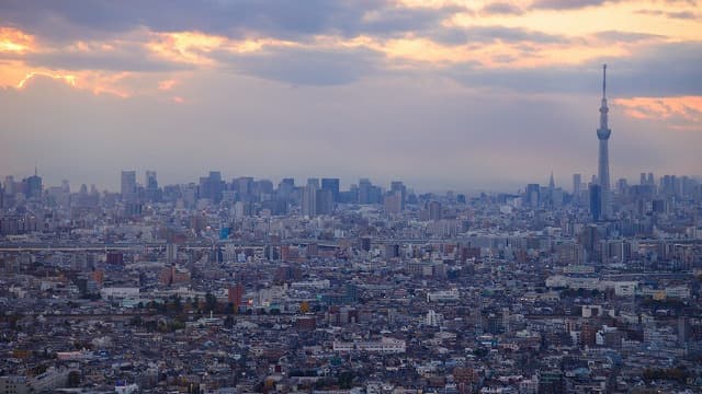 東京タワーからの眺望