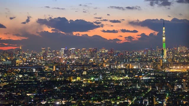 東京タワーからの眺望