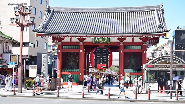 東京都台東区の浅草寺雷門