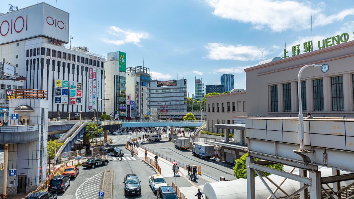 東京都台東区の旅行で訪れた観光名所、アメヤ横丁