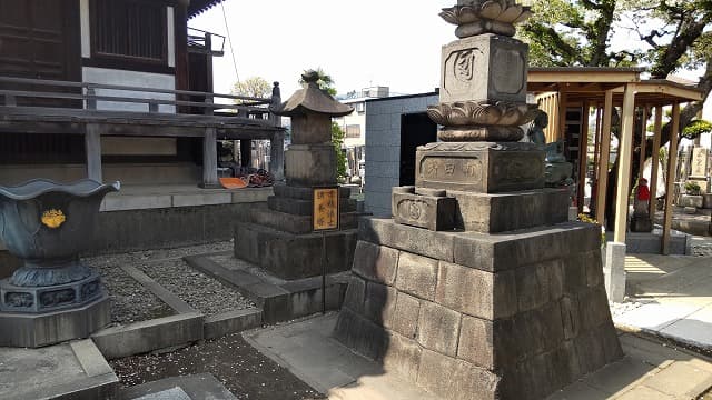 東京都台東区の観音寺の赤穂浪士供養塔