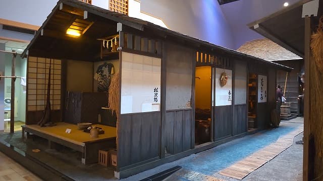 東京都江東区の旅行で訪れた観光名所、深川江戸資料館の裏長屋