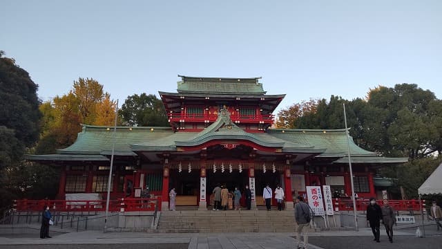 東京都江東区の旅行で訪れた観光名所、富岡八幡宮