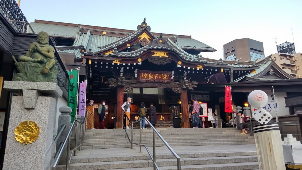 東京都江東区の旅行で訪れた観光名所、富岡八幡宮と深川不動堂