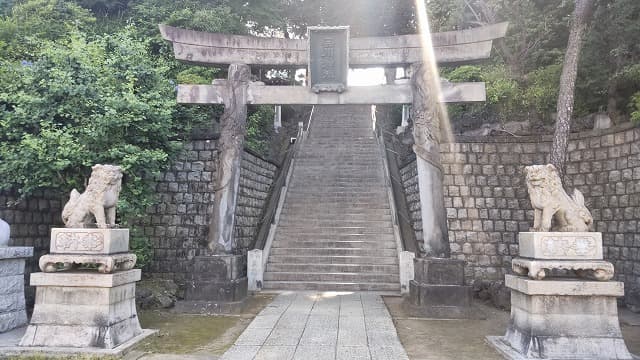 東京都品川区の品川神社鳥居