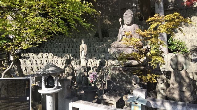 東京都目黒区の大圓寺の大圓寺石仏群